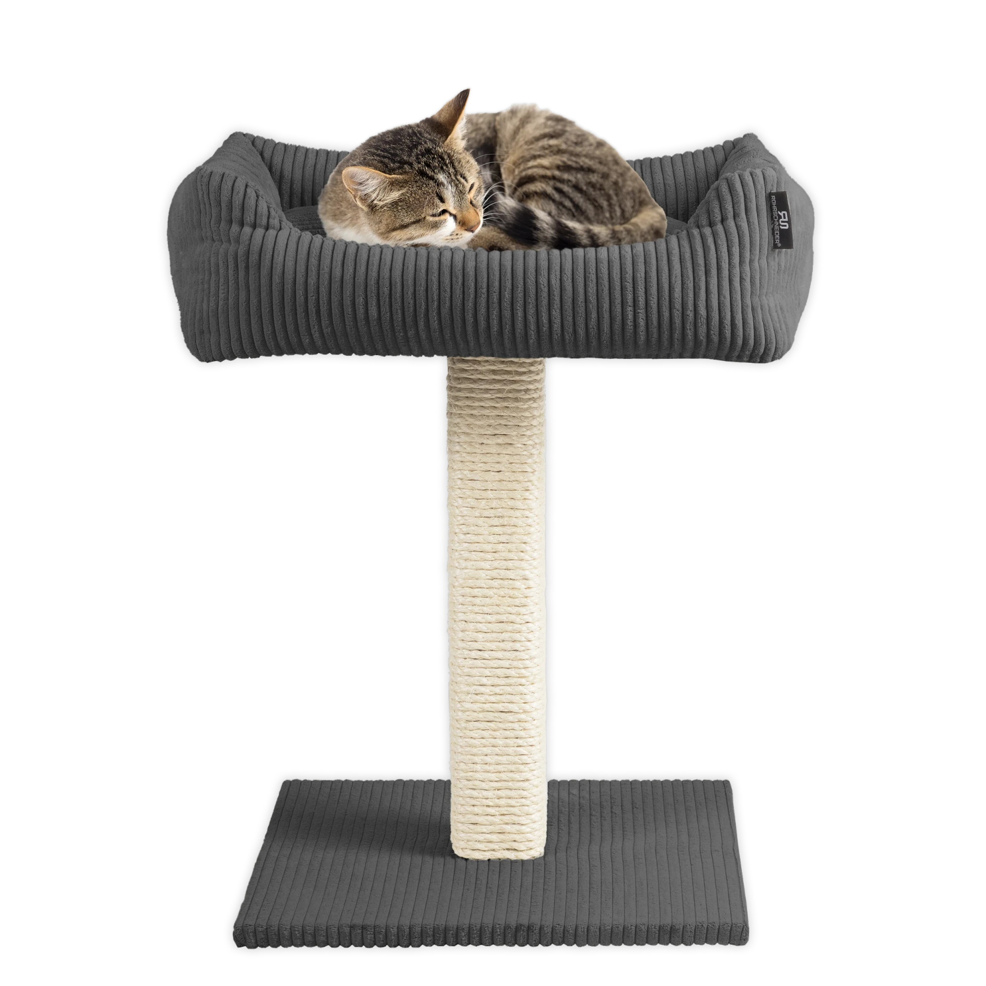 Rohrschneider RS 22376 Katzenbaum Kuschelsofa – Kratz- und Liegeelement