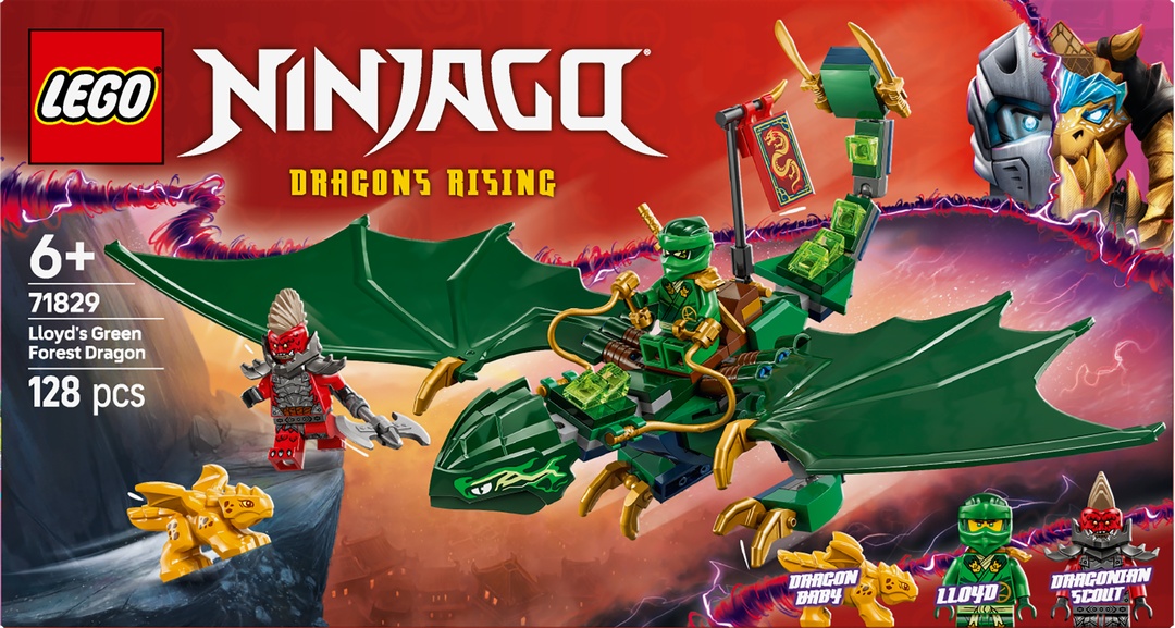 LEGO® NINJAGO® Lloyds grüner Walddrache 71829