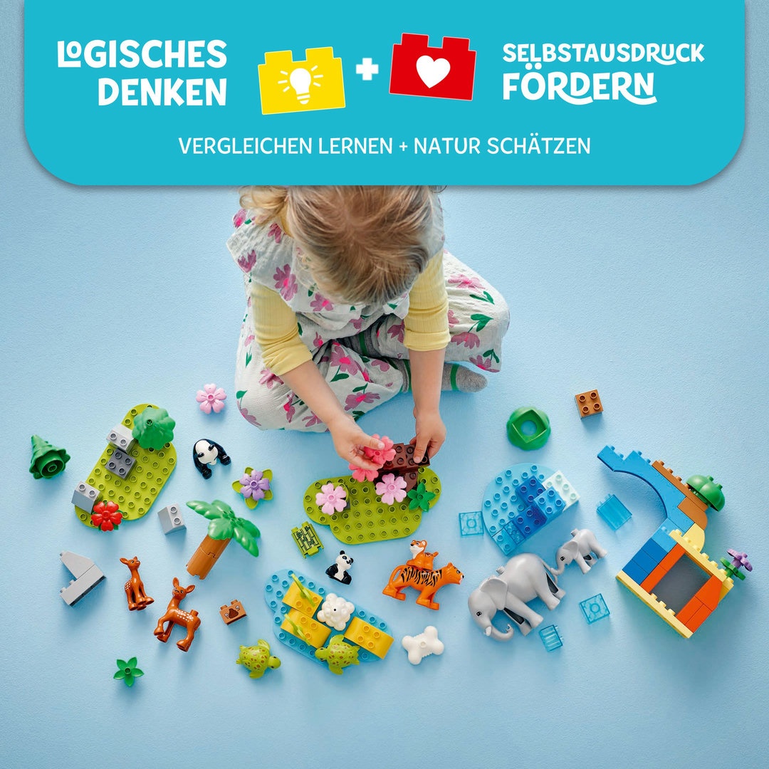 LEGO® DUPLO® Wildtier-Familien 3-in-1-Set 10446 