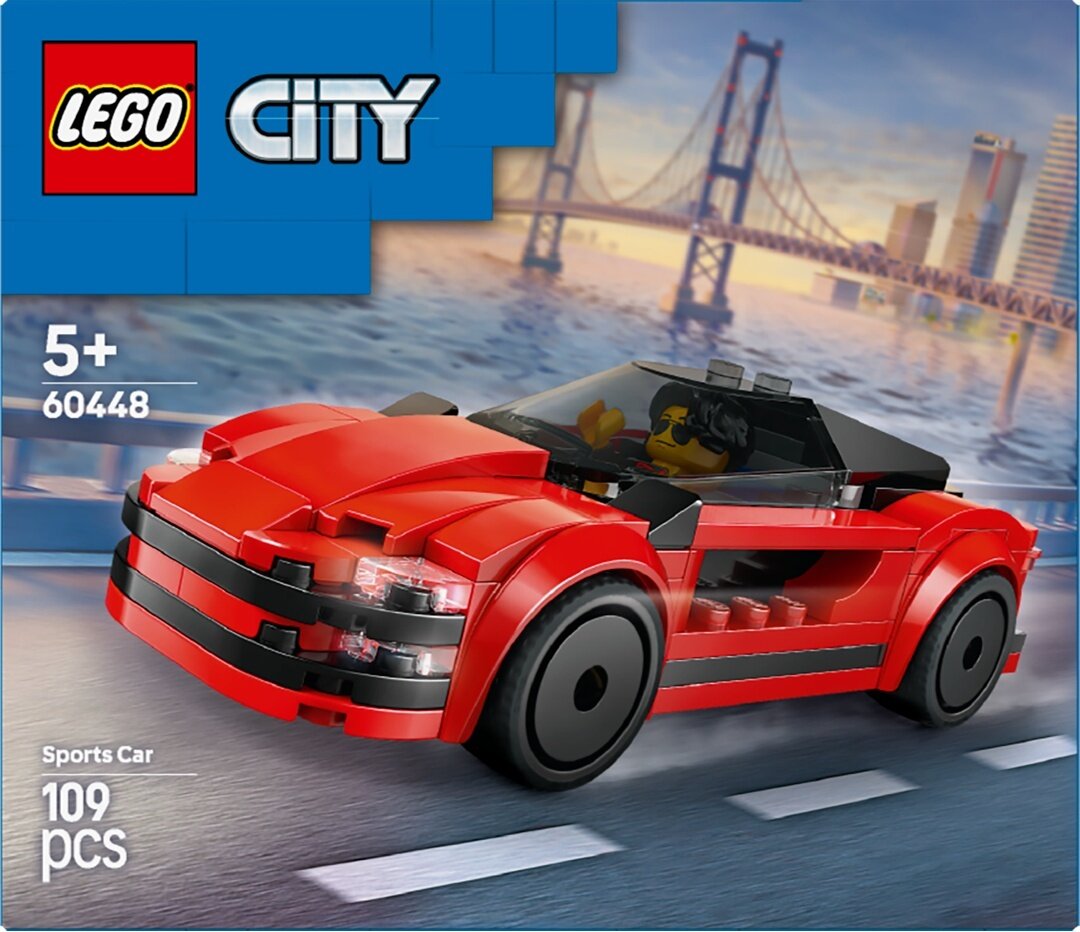 LEGO® City 60448 Roter Sportwagen Auto, Transport, Fahrzeug, Maschine, Rad