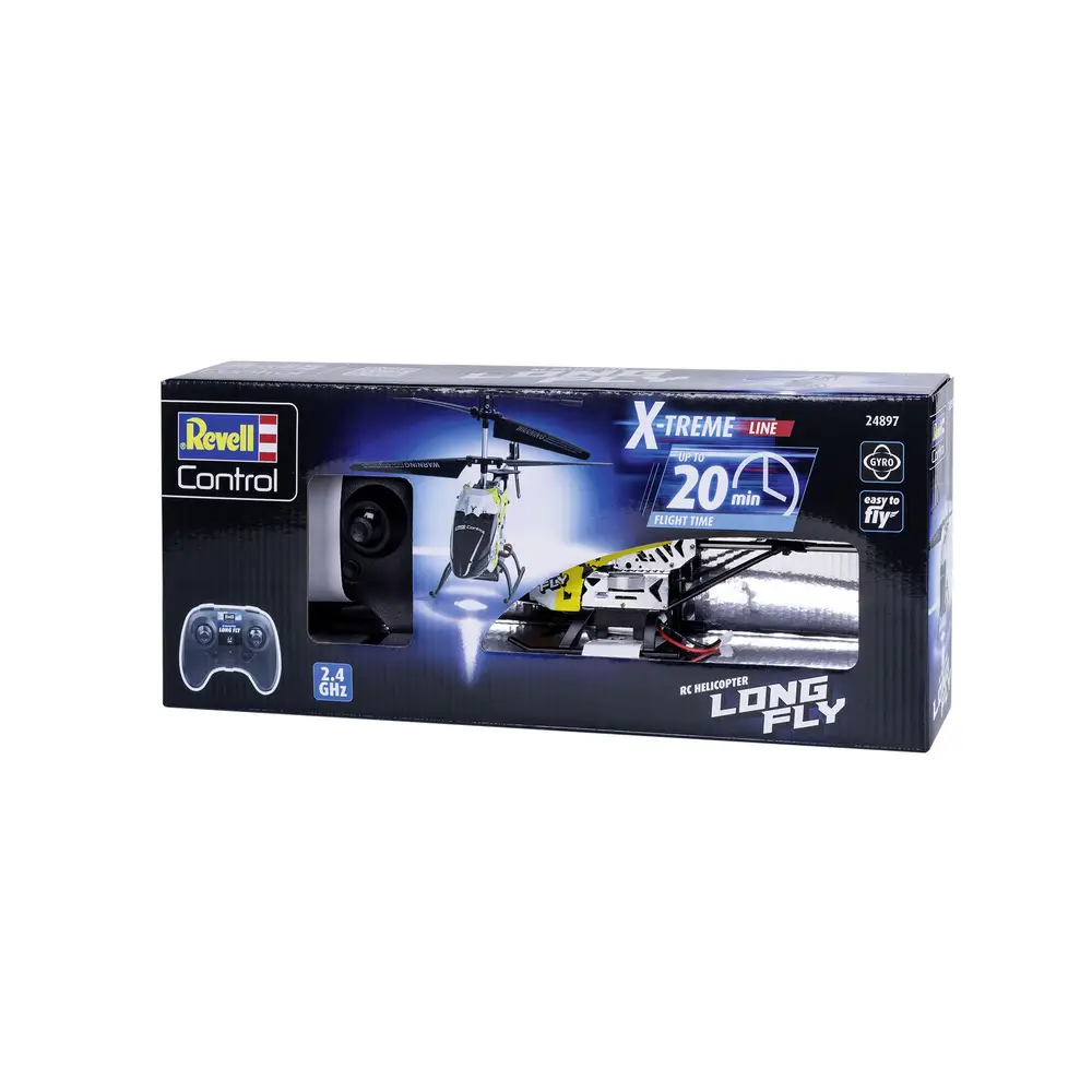 Revell 24897 RC X-TREME Helicopter Long Fly , Revell Control Ferngesteuerte Drohne