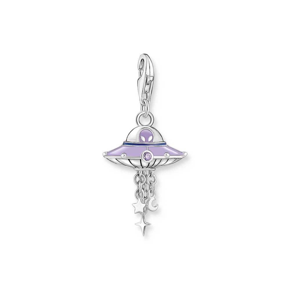 Thomas Sabo Anhänger, Charm, UFO M Buntem Stein (2045-691-7) Zubehor, Ohrring, Schmuck, Halskette, Anhänger