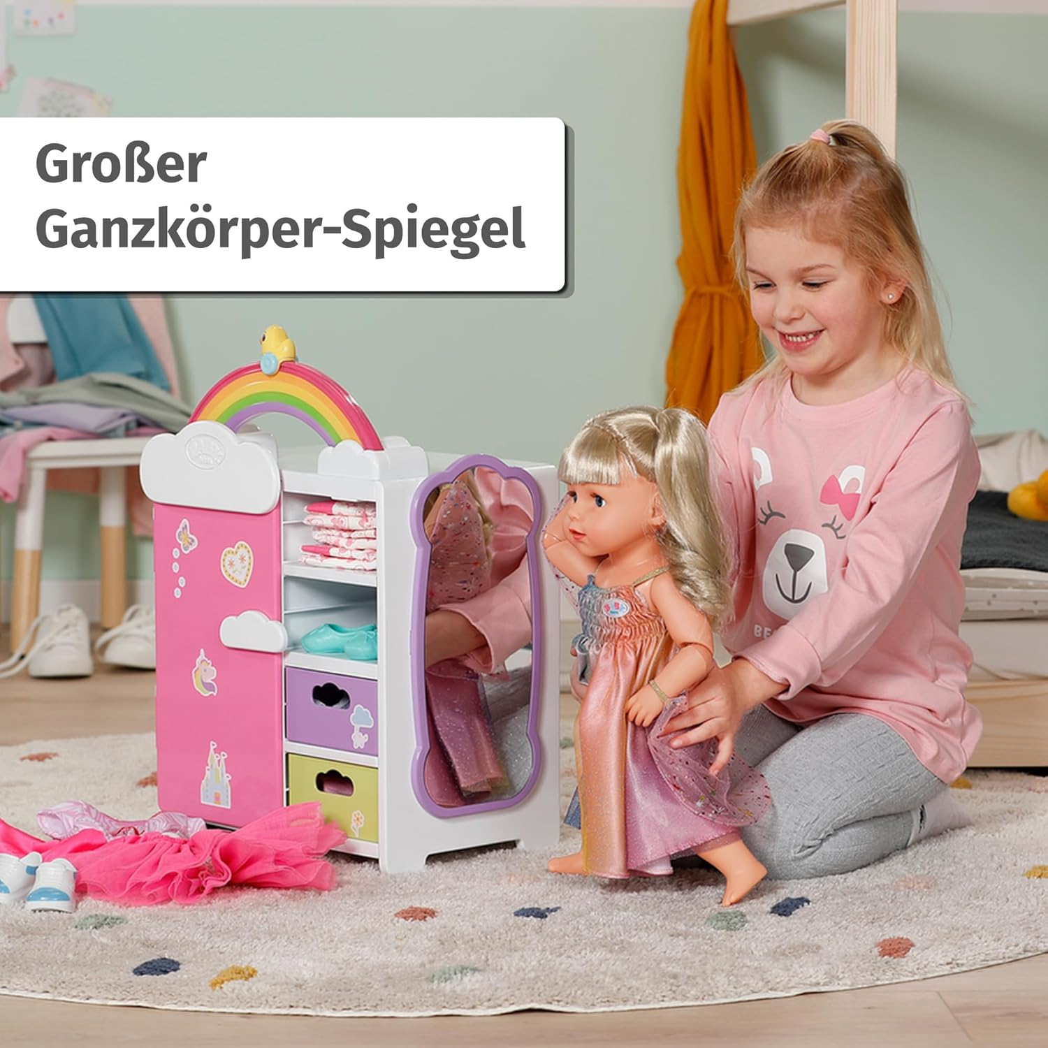 BABY born® Regenbogen Schrank