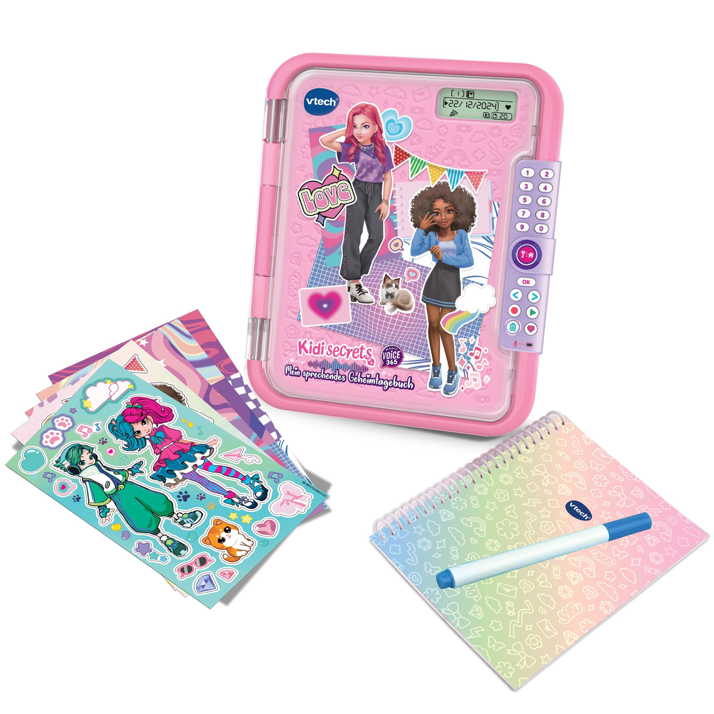 VTech KidiSecrets - Magic Voice 365 80581904 Person, Stift, Bleistift-Box, Schmuck, Halskette