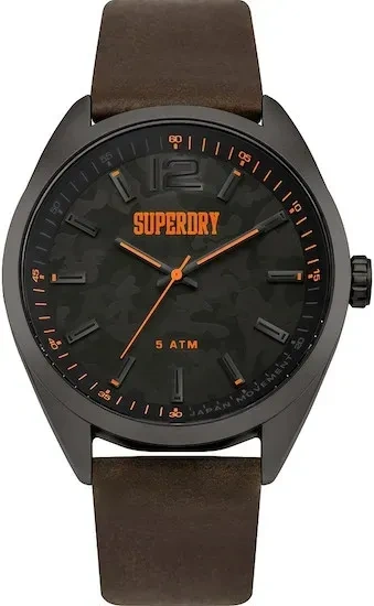 Superdry SYG209BR - Herren-Analoguhr „Navigator Pop“, 45 mm, Braun Superdry SYG209BR - Herren-Analoguhr „Navigator Pop“, 45 mm, Braun