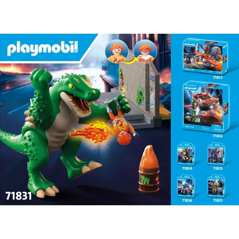 PLAYMOBIL 71831 Helden-Showdown mit der Riesenechse