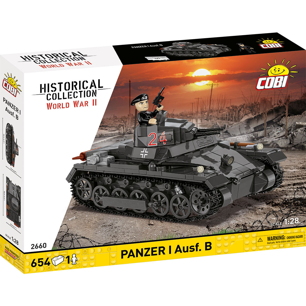 COBI 2660 - PANZER I AUSF.B COBI 2660 - PANZER I AUSF.B