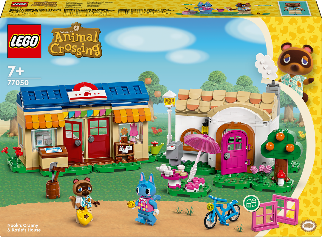 LEGO® Animal Crossing™ Nooks Laden und Sophies Haus Spielzeug mit Figuren 77050 Spielzeug, Spielbereich, Maschine, Rad, Drinnen