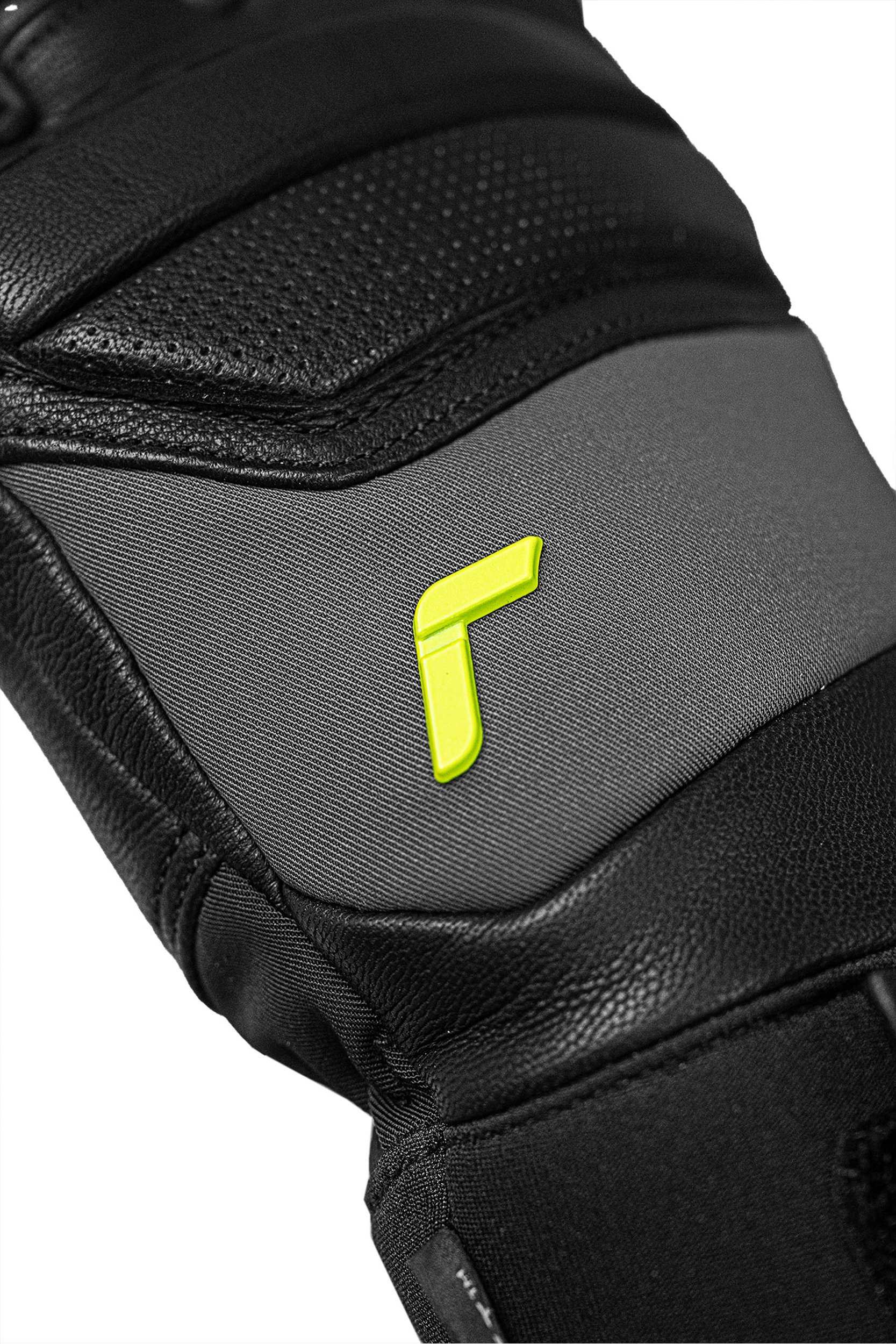 Reusch Profi SL Unisex Skihandschuh Schwarz/Granit/Gelb Reusch Profi SL Unisex Skihandschuh Schwarz/Granit/Gelb