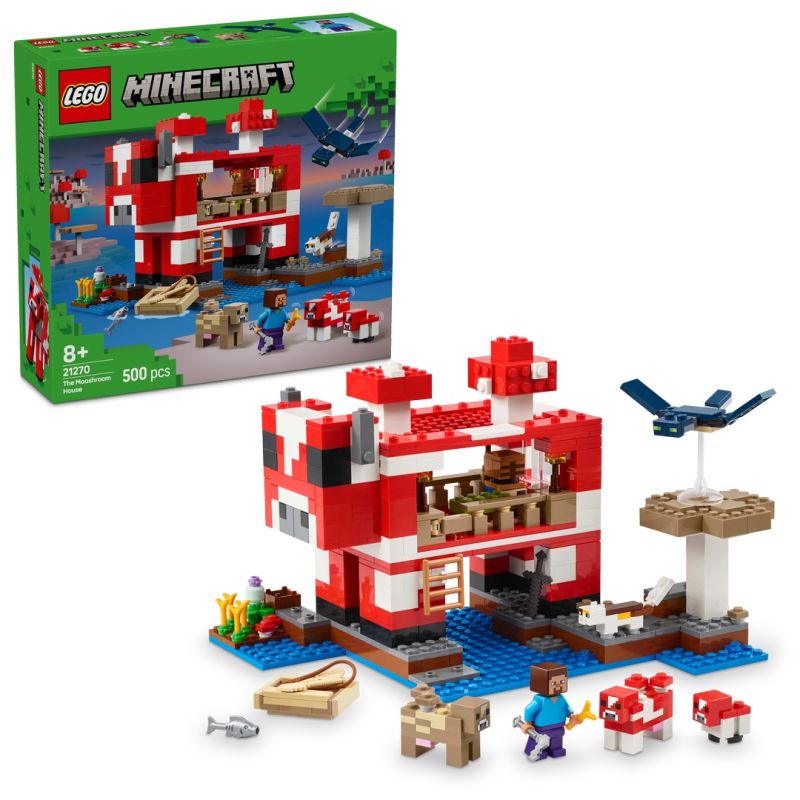 LEGO, Minecraft, 21270, Das, Pilzkuh-Haus LEGO Minecraft 21270 Das Pilzkuh-Haus