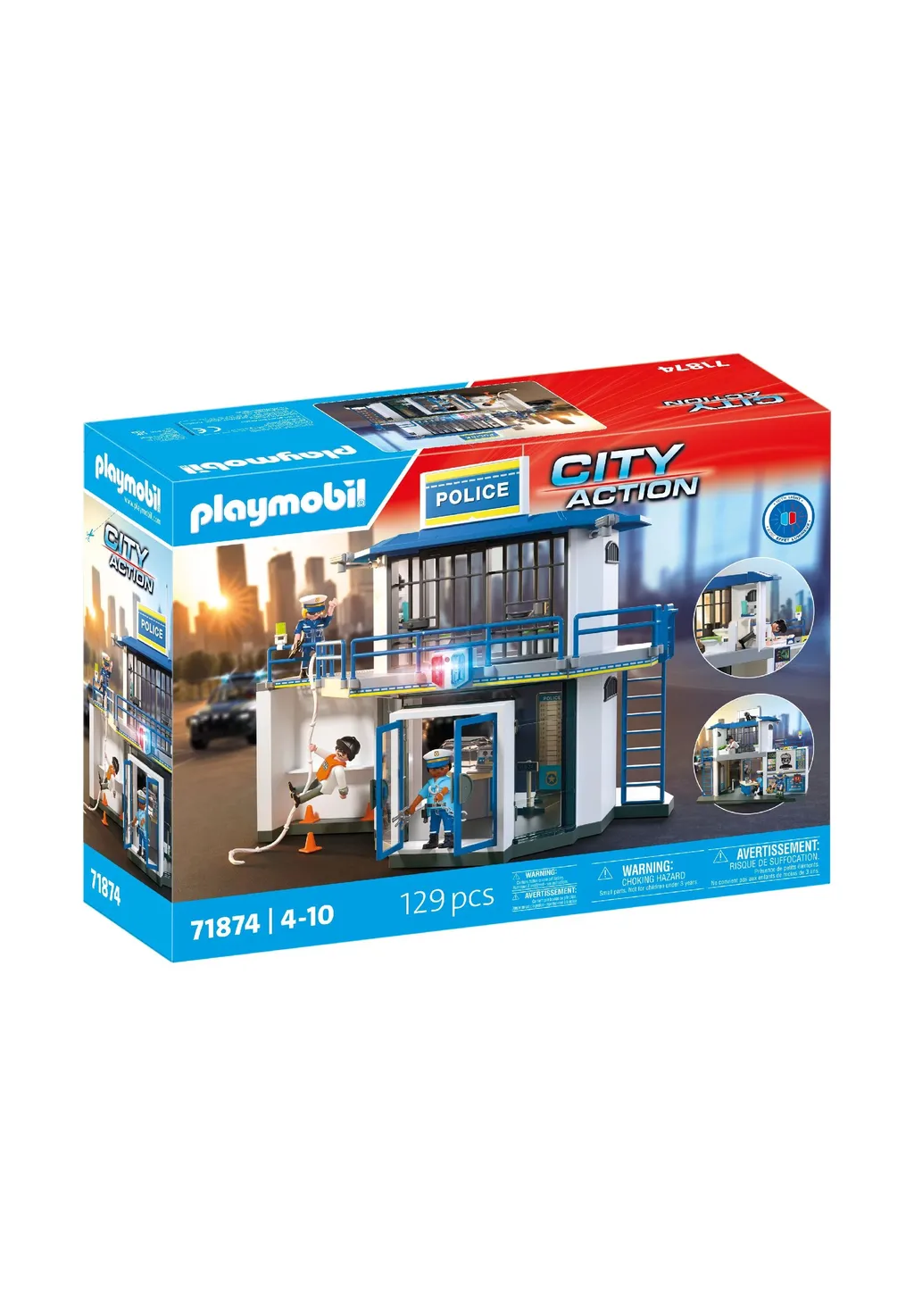 PLAYMOBIL 71874 City ActionPolizeiwache mit Fahndungsraum
