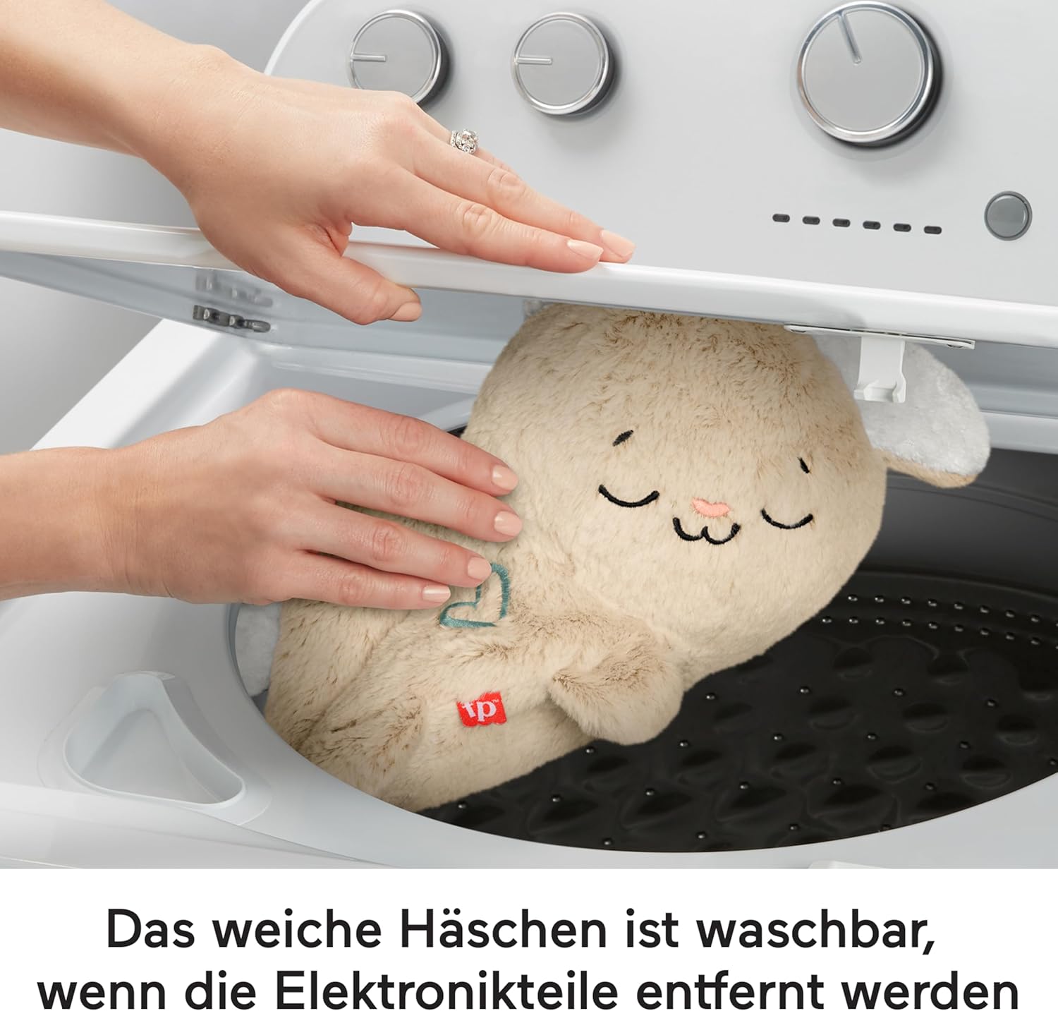 Fisher-Price Schlummer-Häschen – Beruhigende Plüsch-Spieluhr (HXG97)