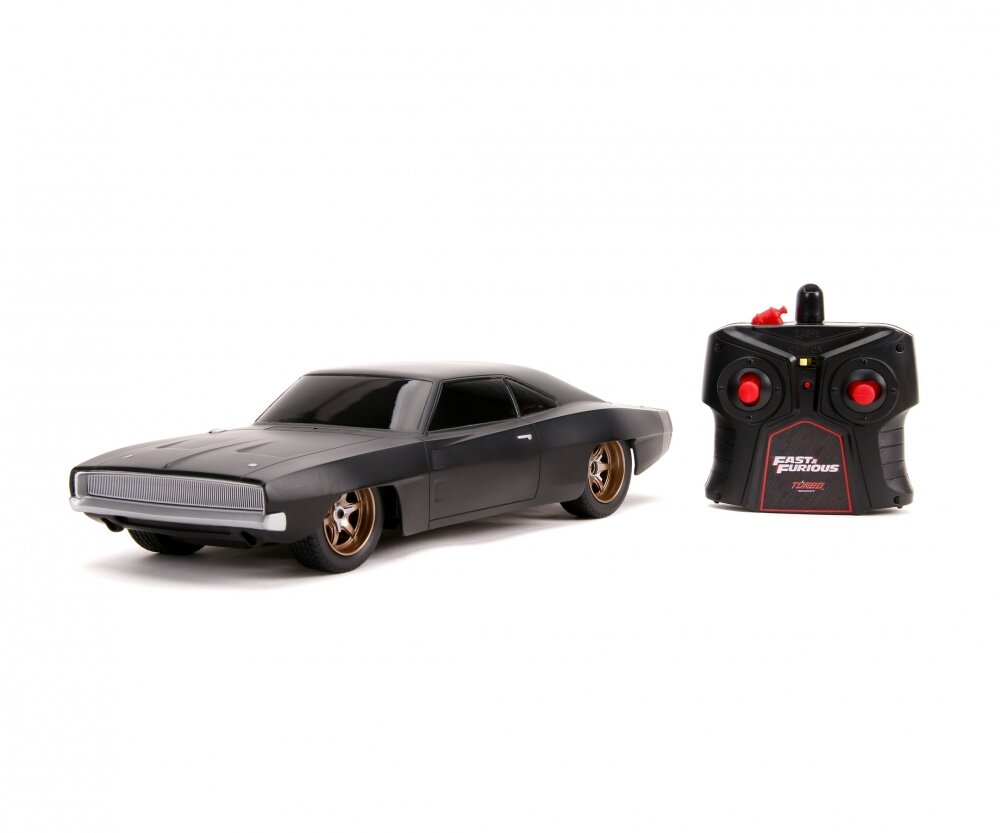 JADA 253206012 Fast&Furious RC Dom\'s Dodge Charger 1:16 JADA, 253206012, Fast&Furious, RC, Dom\'s, Dodge, Charger, 1:16, Auto, Fahrzeug, Maschine, Rad, Leichtmetallrad