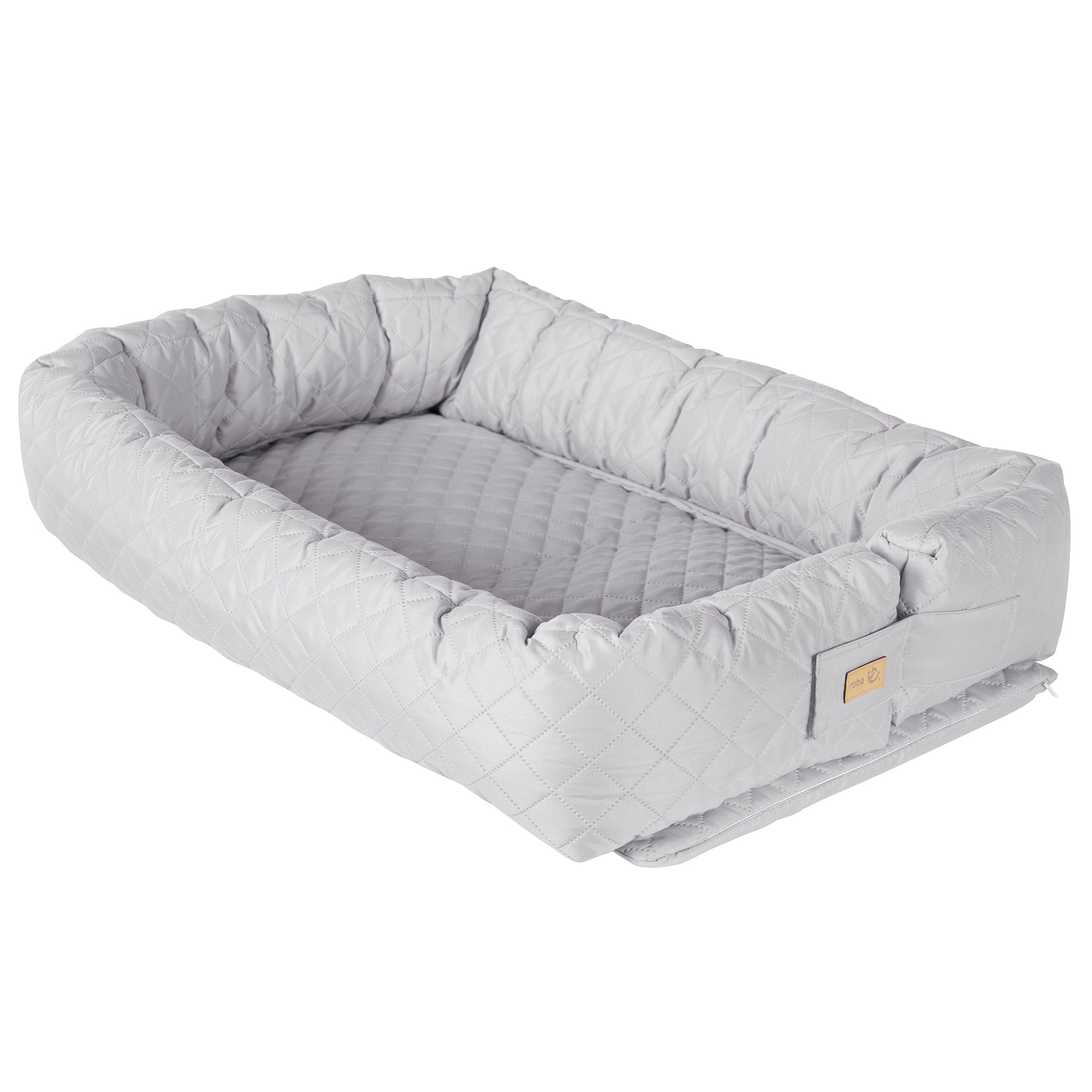Roba 307200V230 Babylounge 3in1 roba Style grau – Babynester - Bild 1 Roba 307200V230 Babylounge 3in1 roba Style grau – Babynester - grau - Babynester - Produktbild 1
