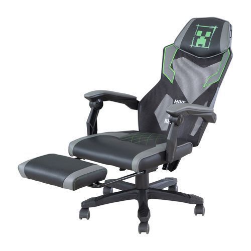 Roba 827132MC Gamingstuhl 'Minecraft' gepolstert - hoehenverstellbar mit Fussstuetze - Produktbild 5