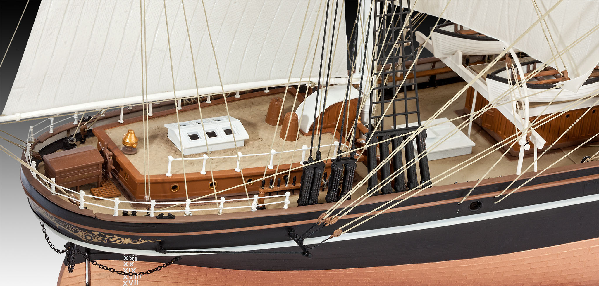 Revell 05422 Cutty Sark Modellbausatz Boot, Segelboot, Jacht, Sperrholz, Wasserfahrzeug