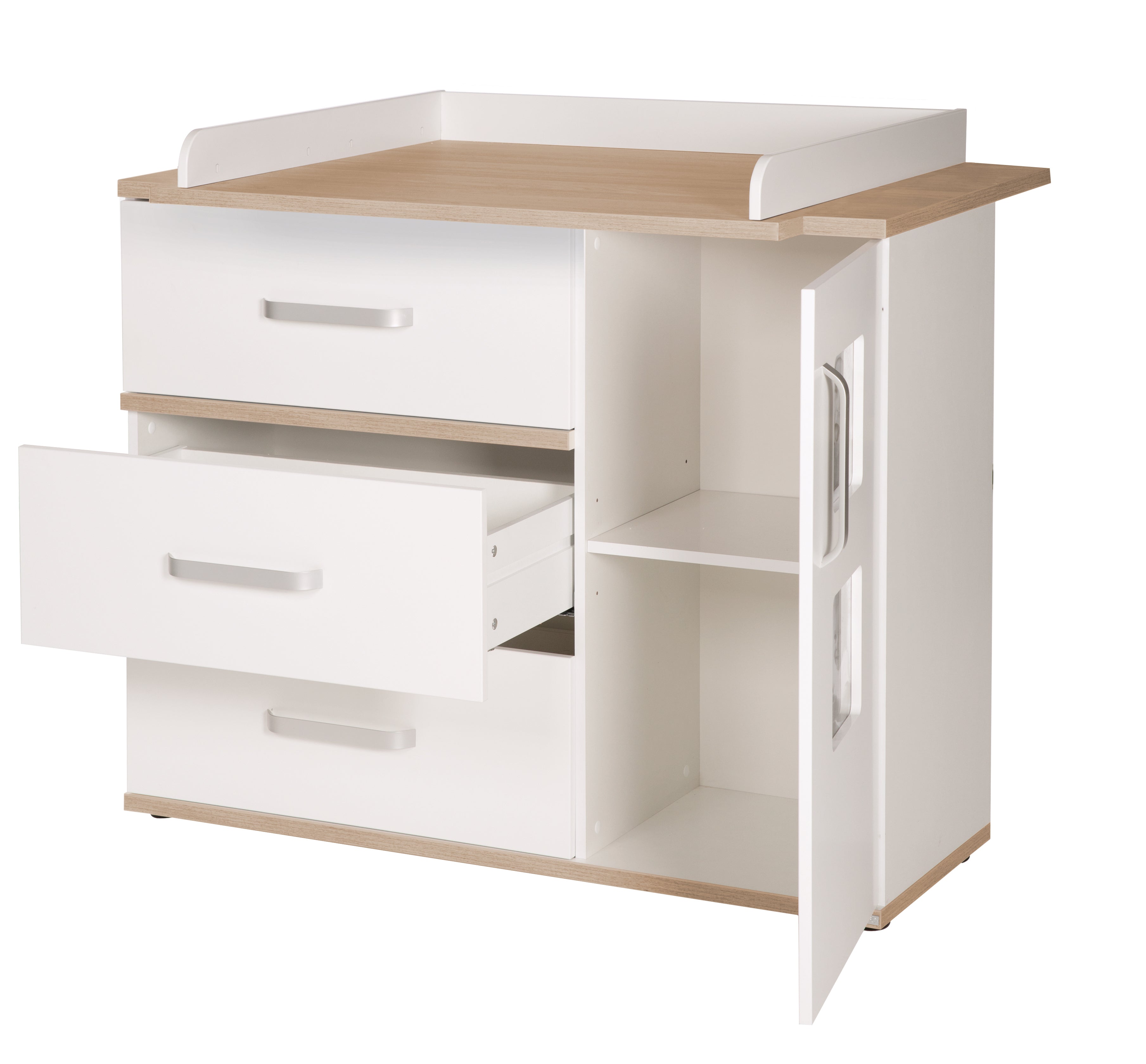 Roba 60973 breite Wickelkommode Pia alba weiß – Wickelkommode breit - Bild 2 Roba 60973 breite Wickelkommode Pia alba weiß – Wickelkommode breit - Produktbild 2