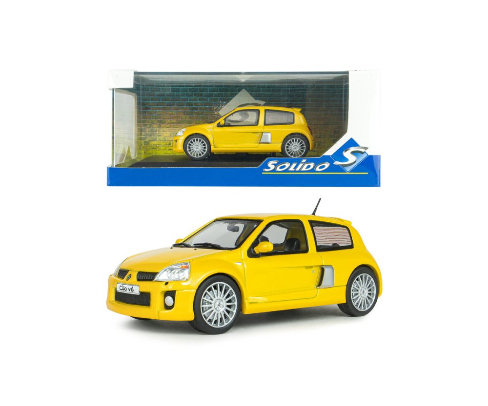 Solido 1:43 Renault Clio V6 PH.2 Jaune Sirius