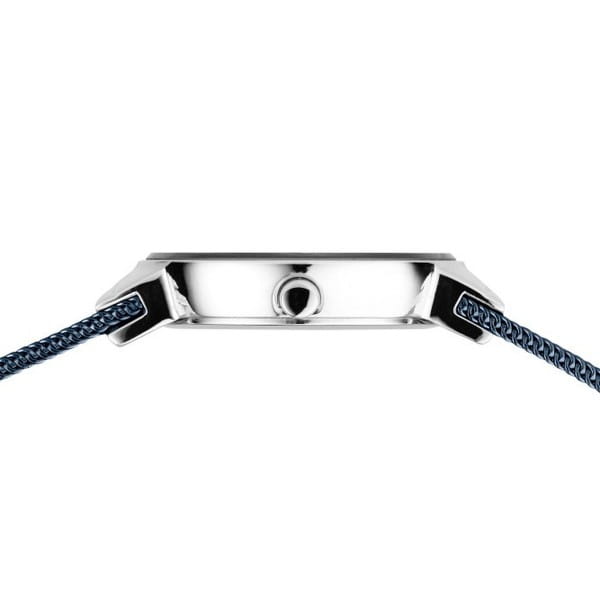 Bering 10126-307 Damenuhr, Milanaise, Blau/Silber