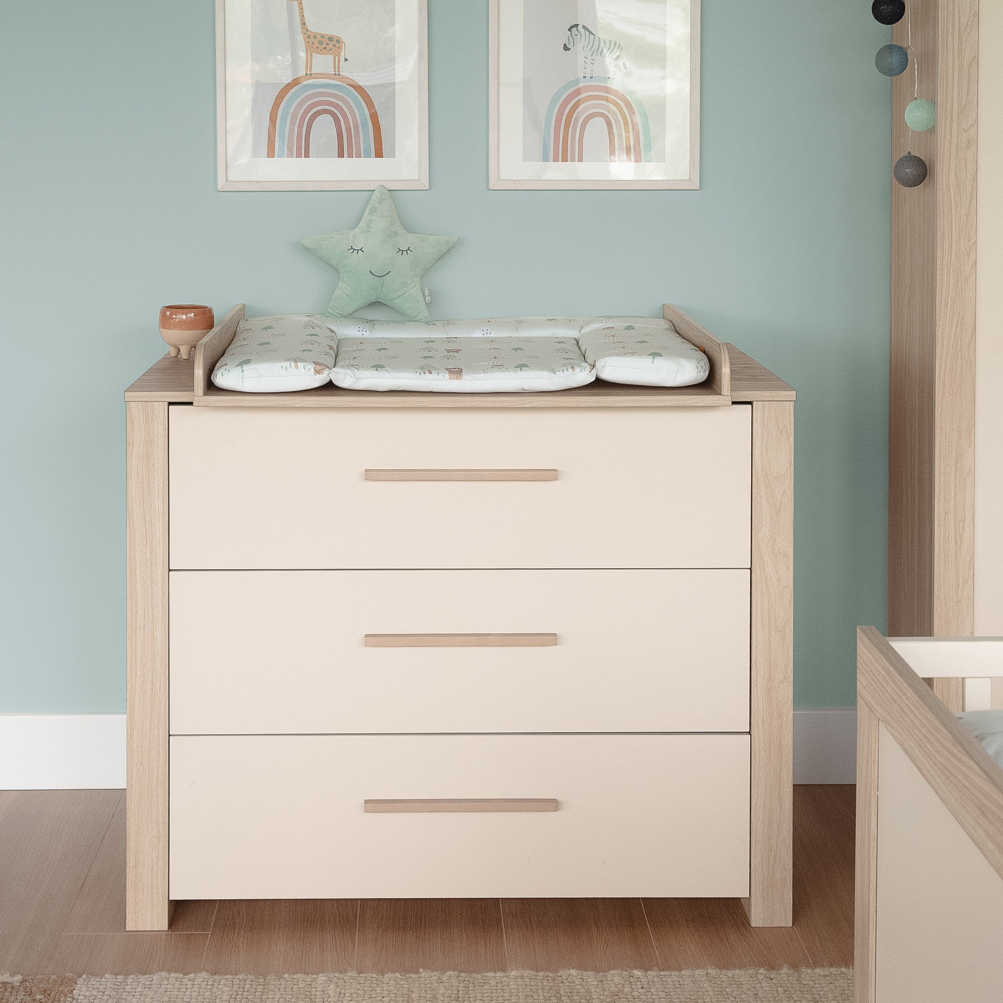 Roba 1731884 Wickelkommode breit +Wickelansatz Momo Cashmere - Produktbild 2
