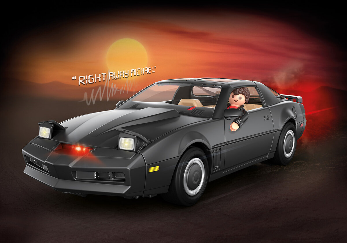 PLAYMOBIL 70924 Knight Rider - K.I.T.T. Auto, Coupé, Sportwagen, Fahrzeug, Rad