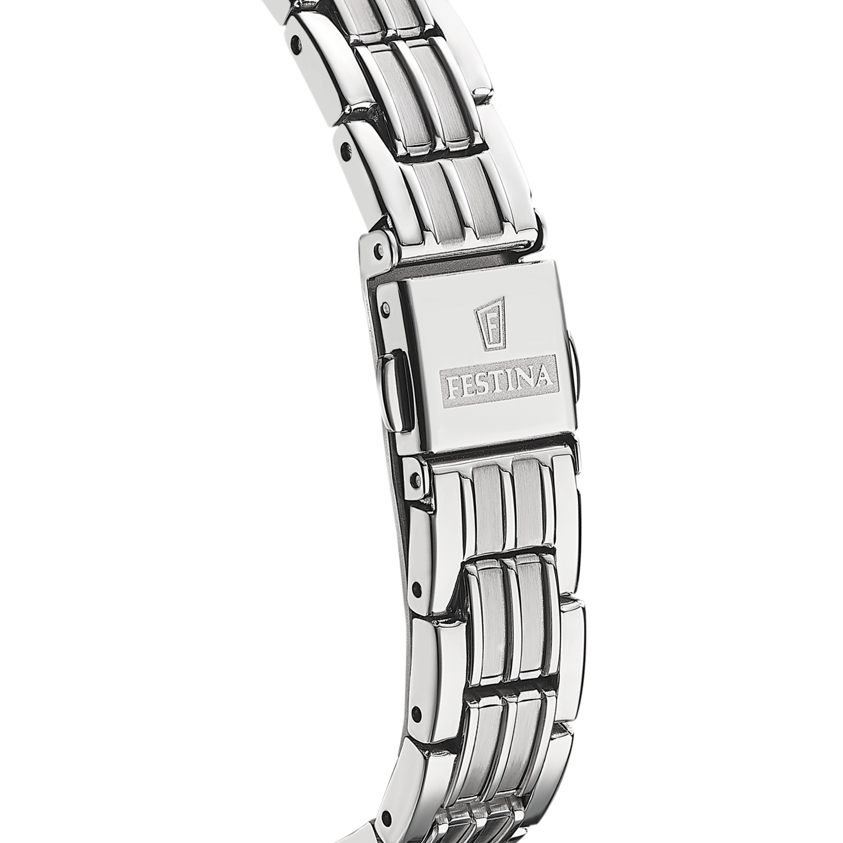FESTINA DAMEN UHR SWISS MADE F20006/1 EDELSTAHL ARMBAND Armbanduhr, Arm, Körperteil, Person
