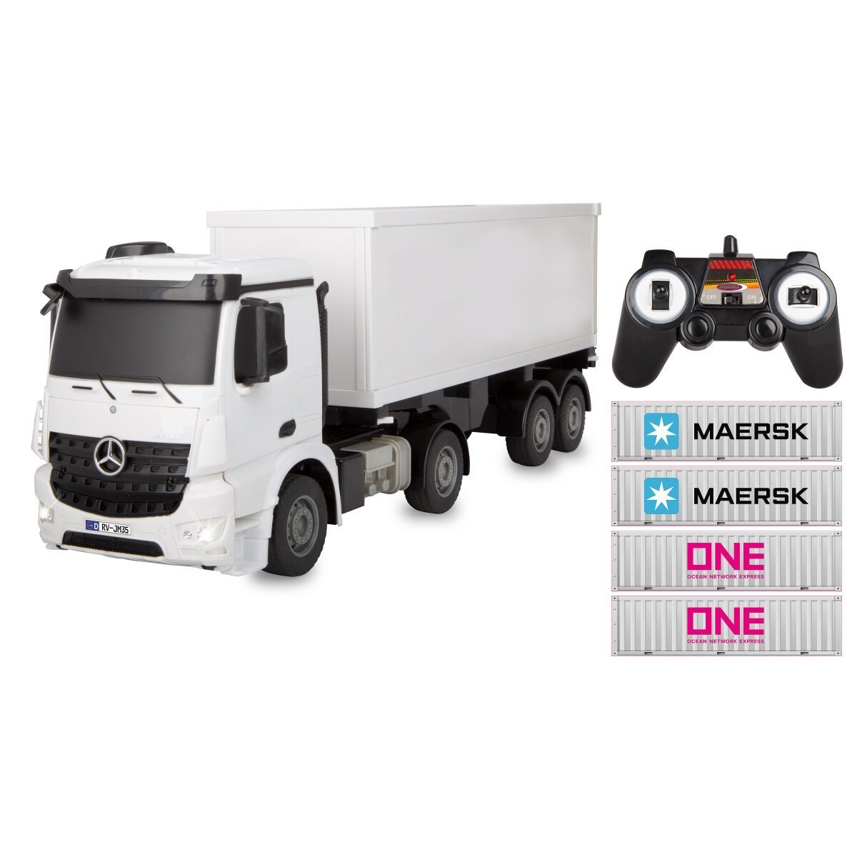 JAMARA Container LKW Mercedes-Benz Arocs 1:26 2,4GHz ab 6 Jahren JAMARA Container LKW Mercedes-Benz Arocs 1:26 2,4GHz ab 6 Jahren