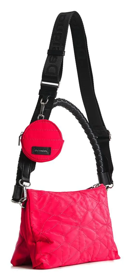Desigual Damen Umhängetasche „Prisma Dortmund“ - Fuchsia 22SAXP965019U Desigual Damen Umhängetasche „Prisma Dortmund“ - Fuchsia 22SAXP965019U