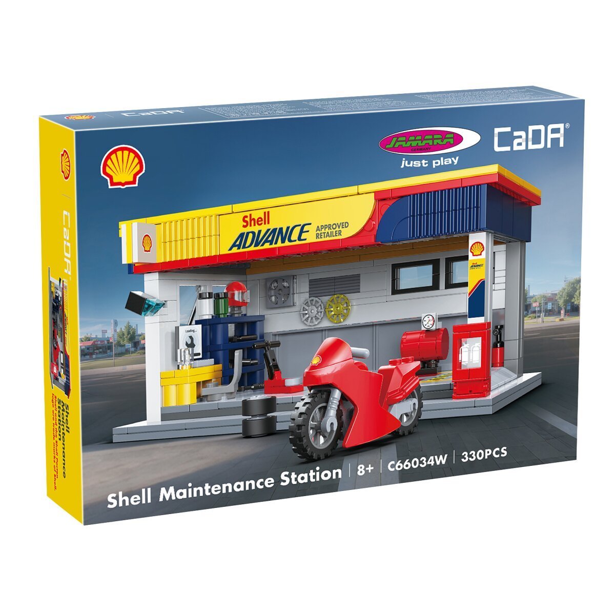 JAMARA CaDA Shell Service-Station 1:30 Bricks ab 8 Jahren