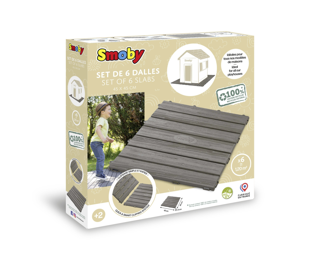 Smoby Smoby Life Spielhauszubehör Bodenplatten Smoby Smoby Life Spielhauszubehör Bodenplatten