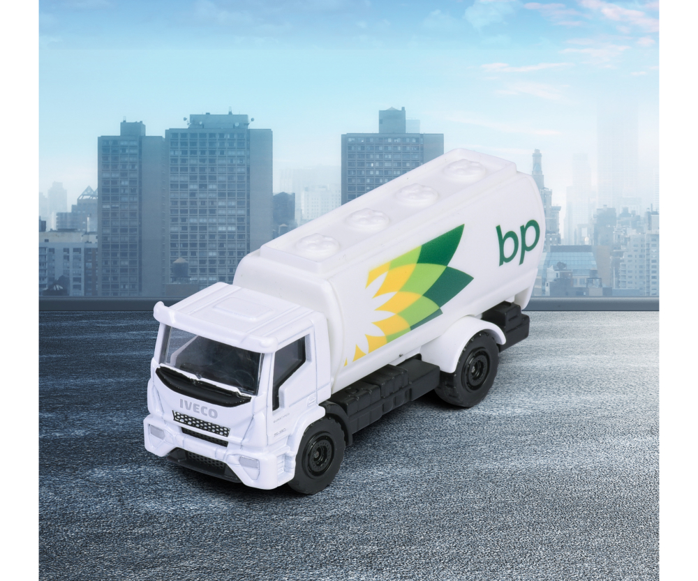 Majorette Petrol Station BP + 1 Vehicle