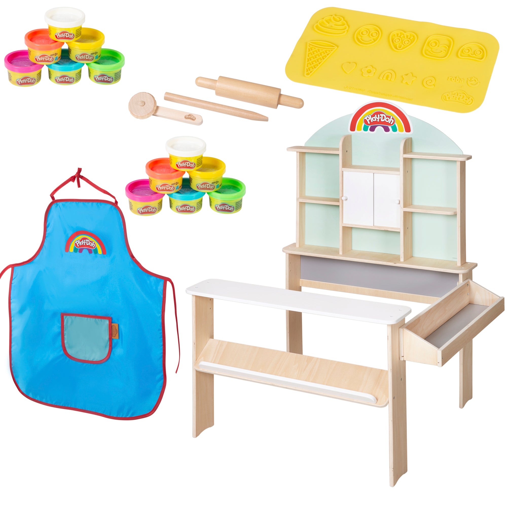 Roba 480022PD1 Kaufladen roba x Play-Doh bunt – Rollenspiel - Bild 1 Roba 480022PD1 Kaufladen roba x Play-Doh bunt – Rollenspiel - bunt - Rollenspiel - Produktbild 1