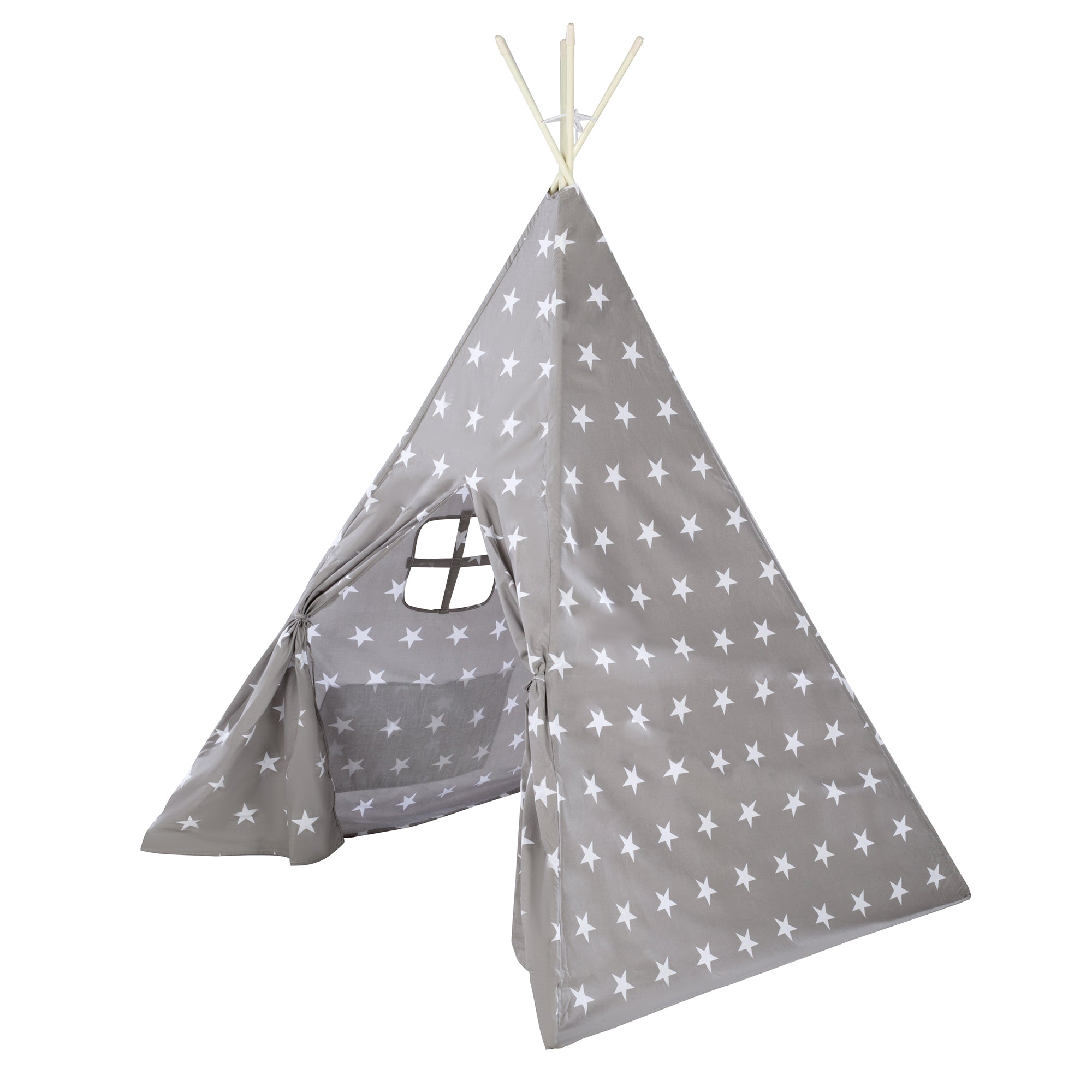 Roba 460230V190 Spielzelt 'Sterne' Little Stars grau – Spielen & Spaß - Bild 5 Roba 460230V190 Spielzelt 'Sterne' Little Stars grau – Spielen & Spaß - Produktbild 5