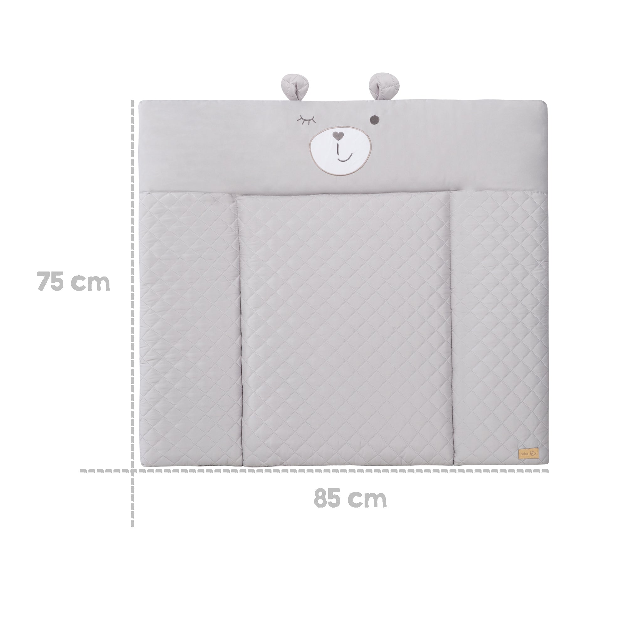 Roba 308017V230 Wickelauflage soft grau hellgrau – Wickelauflagen - Bild 4 Roba 308017V230 Wickelauflage soft grau hellgrau – Wickelauflagen - Produktbild 4