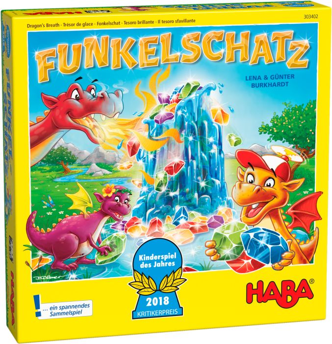 HABA, Funkelschatz, Sammelspiel, mit, Funkelsteinen, &, Eisschmelz-Mechanik