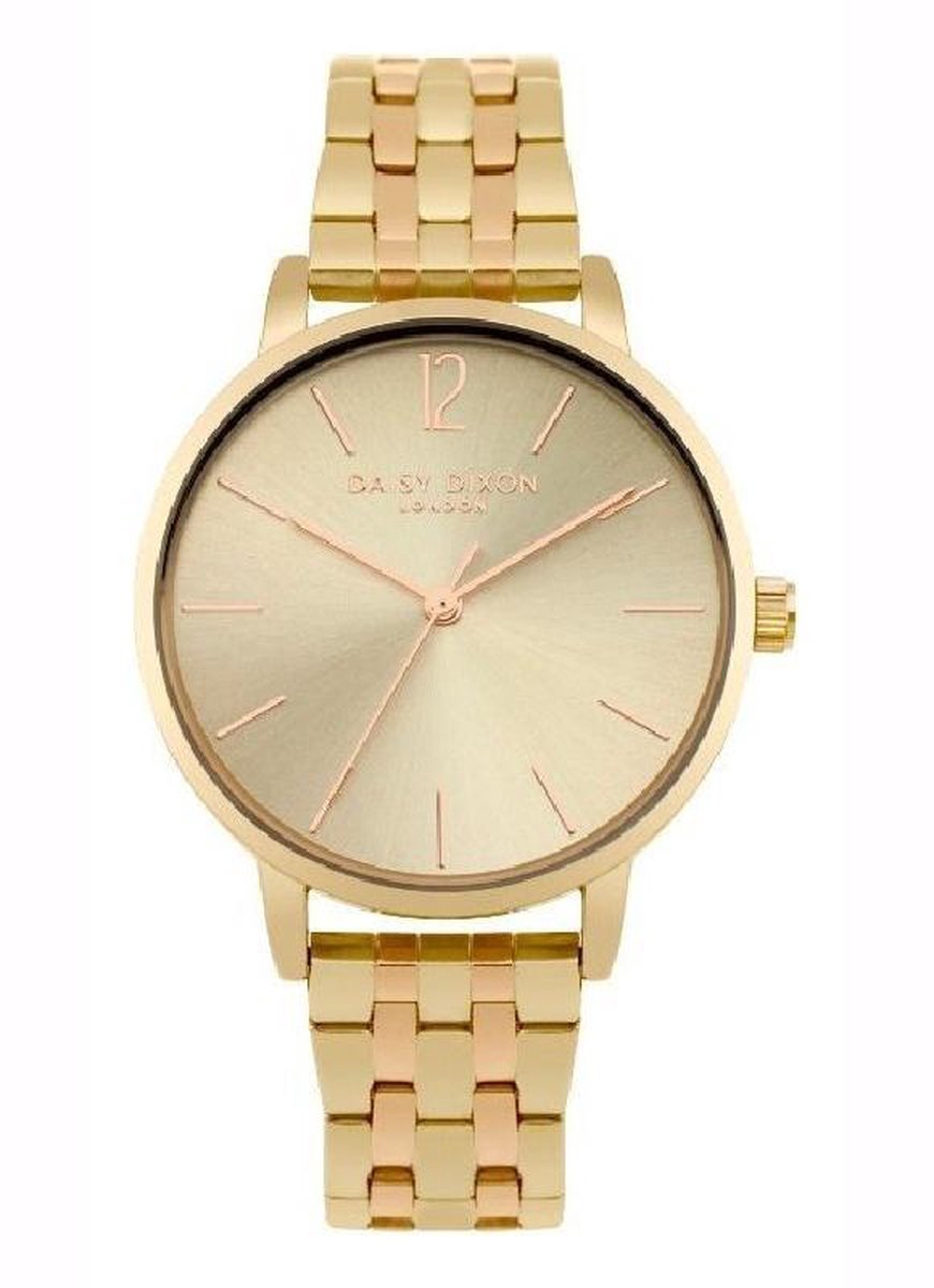 Daisy Dixon DD044GM - Damenuhr, 36 mm, Edelstahl Bicolor Armbanduhr, Arm, Körperteil, Person