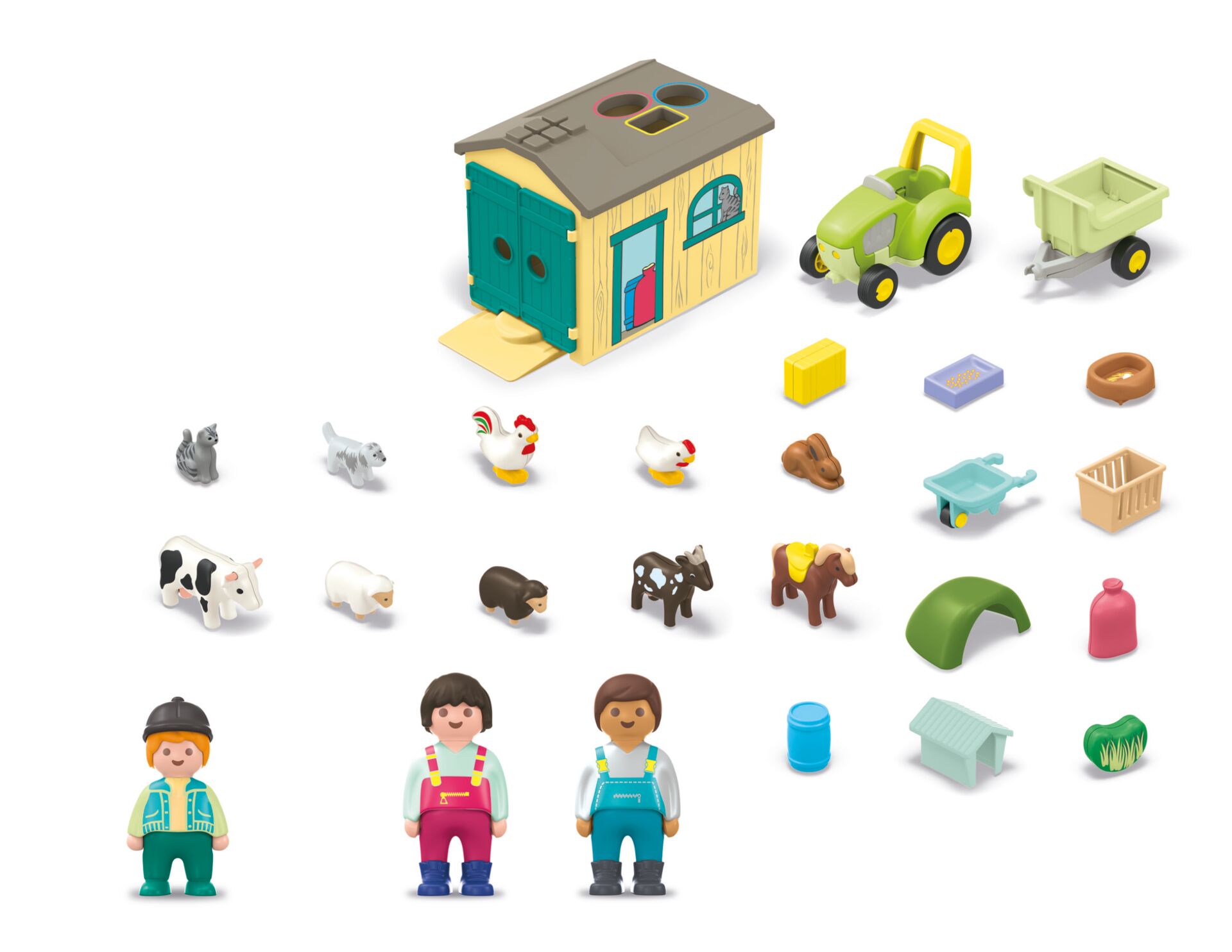 PLAYMOBIL 71656 Junior: Bauernhof-Abenteuer Mit Traktor PLAYMOBIL 71656 Junior: Bauernhof-Abenteuer Mit Traktor