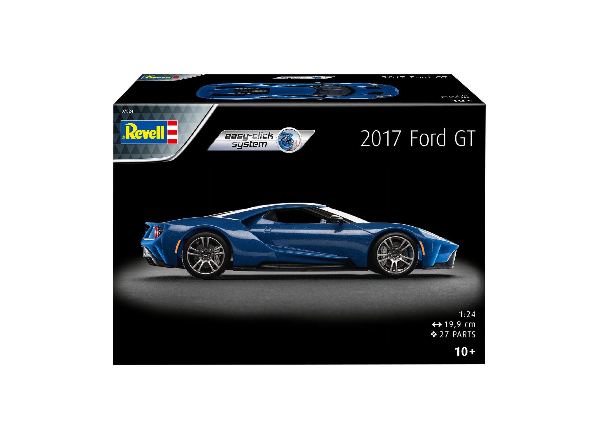 Revell 07824 2017 Ford GT Click System Modellbausatz Coupé, Sportwagen, Rad, Sprach, Leichtmetallfelge