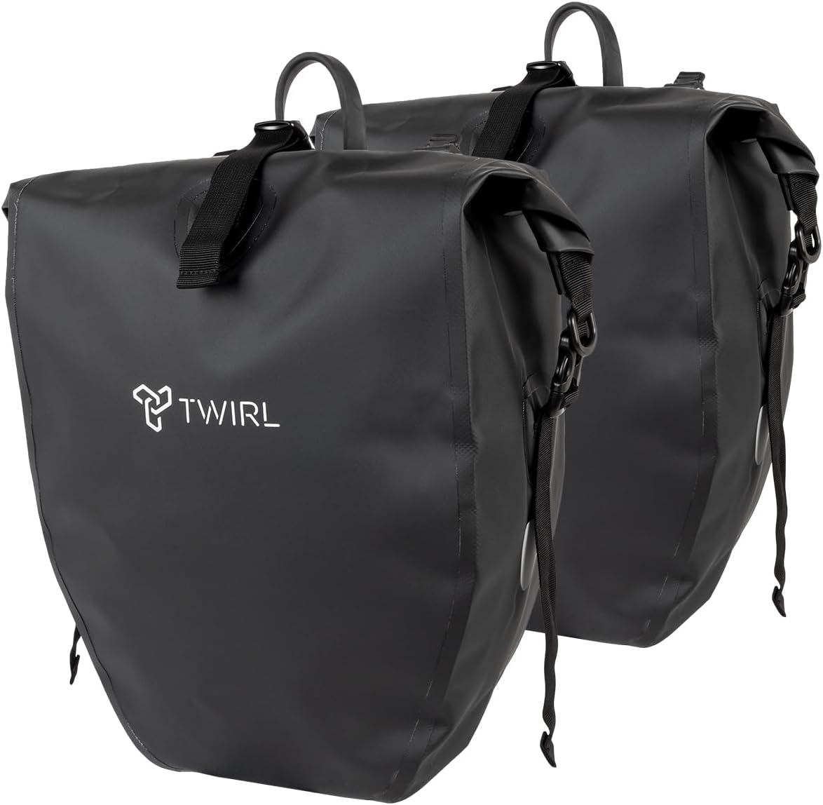 TWIRL 123201 – Gepäckträgertasche CARRY D 2 × 22 L Schwarz TWIRL 123201 – Gepäckträgertasche CARRY D 2 × 22 L Schwarz