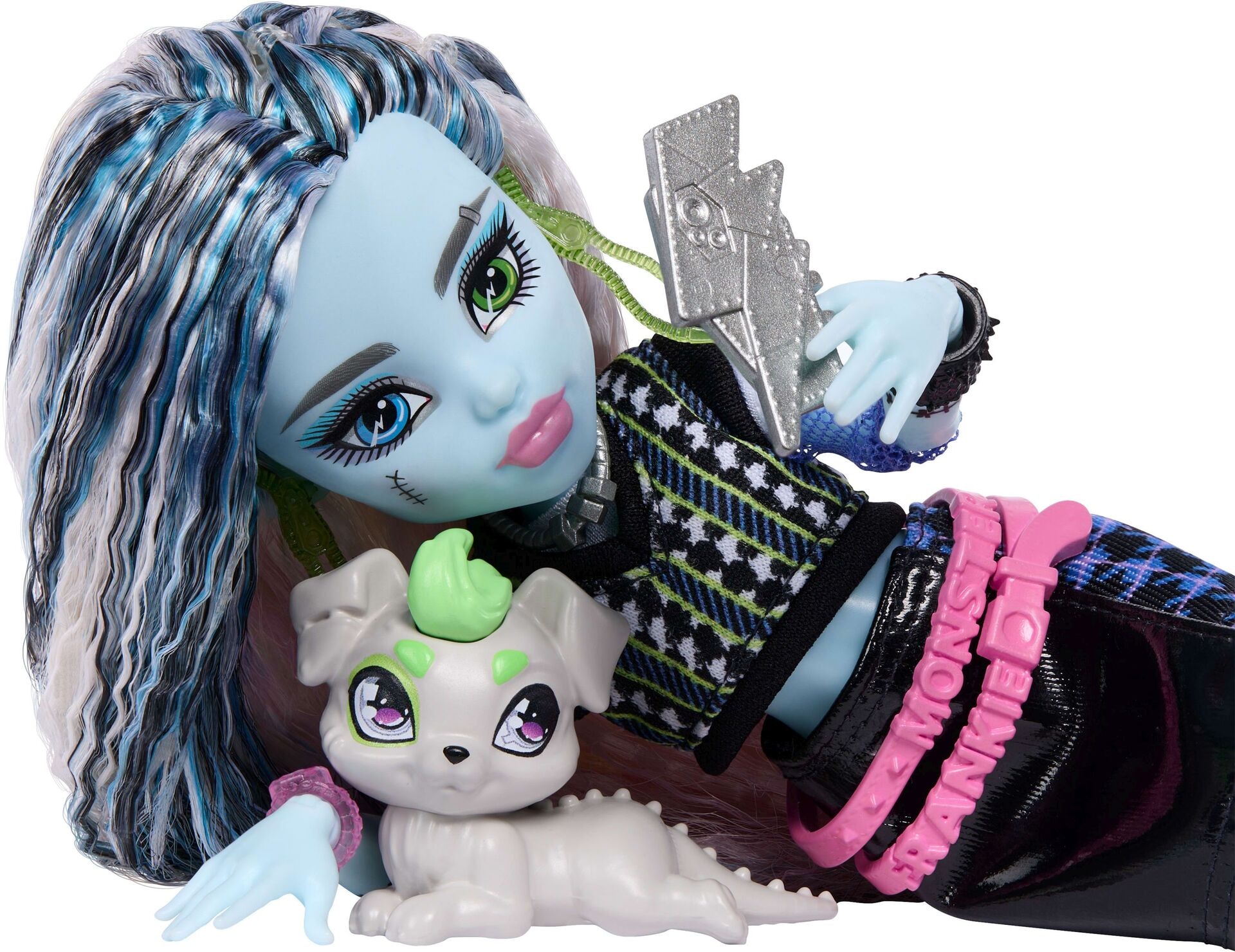 Monster High Frankie Puppe - Mattel - MATTEL JHK31 Puppe - Mattel - Monster High Frankie Puppe - Modell MATTEL JHK31 Produktbild fuer Online-Shop