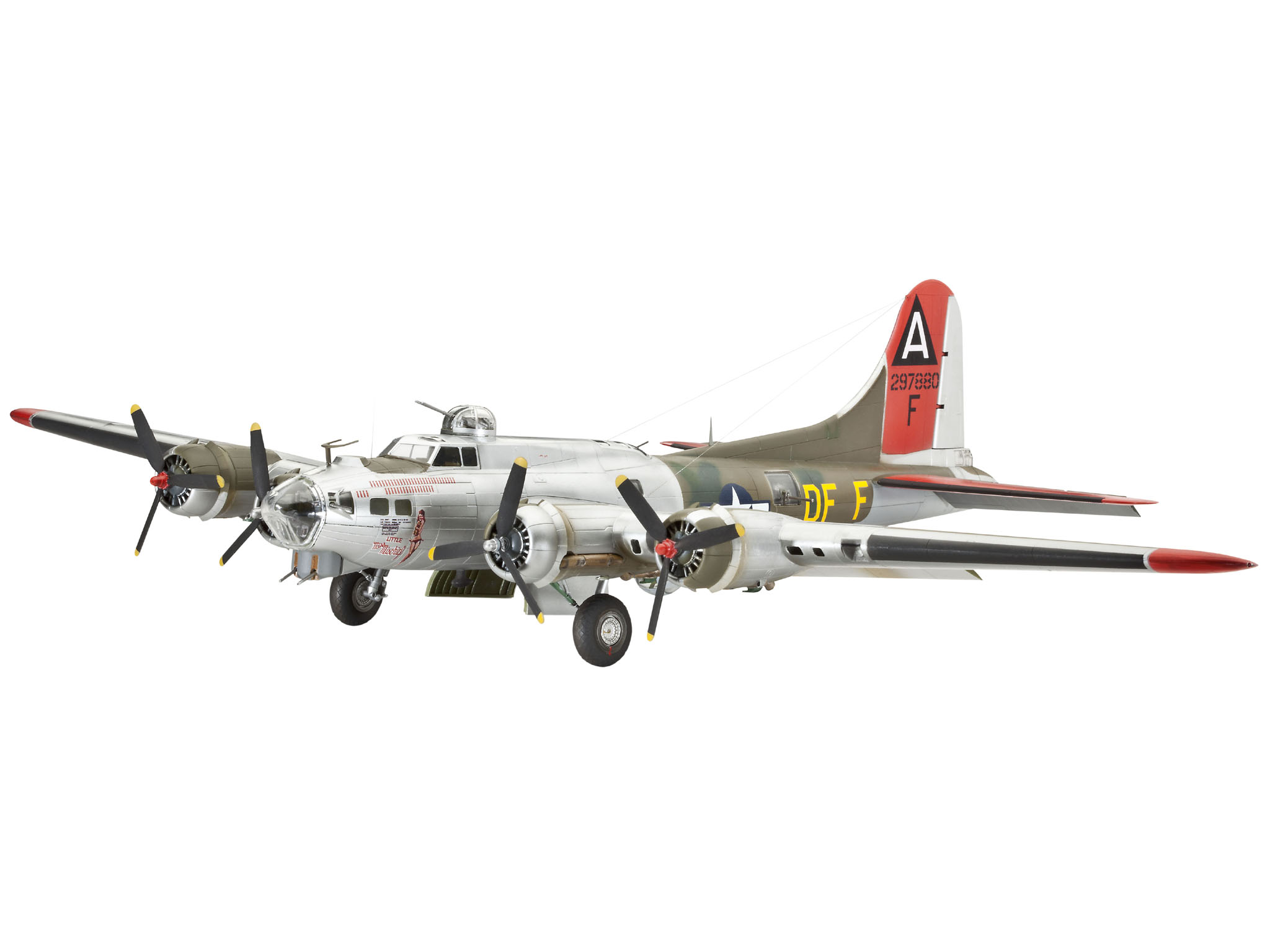 Revell 04283 B-17G "Flying Fortress" Modellbausatz Flugzeug, Fahrzeug, Kampfflugzeug, Bomber