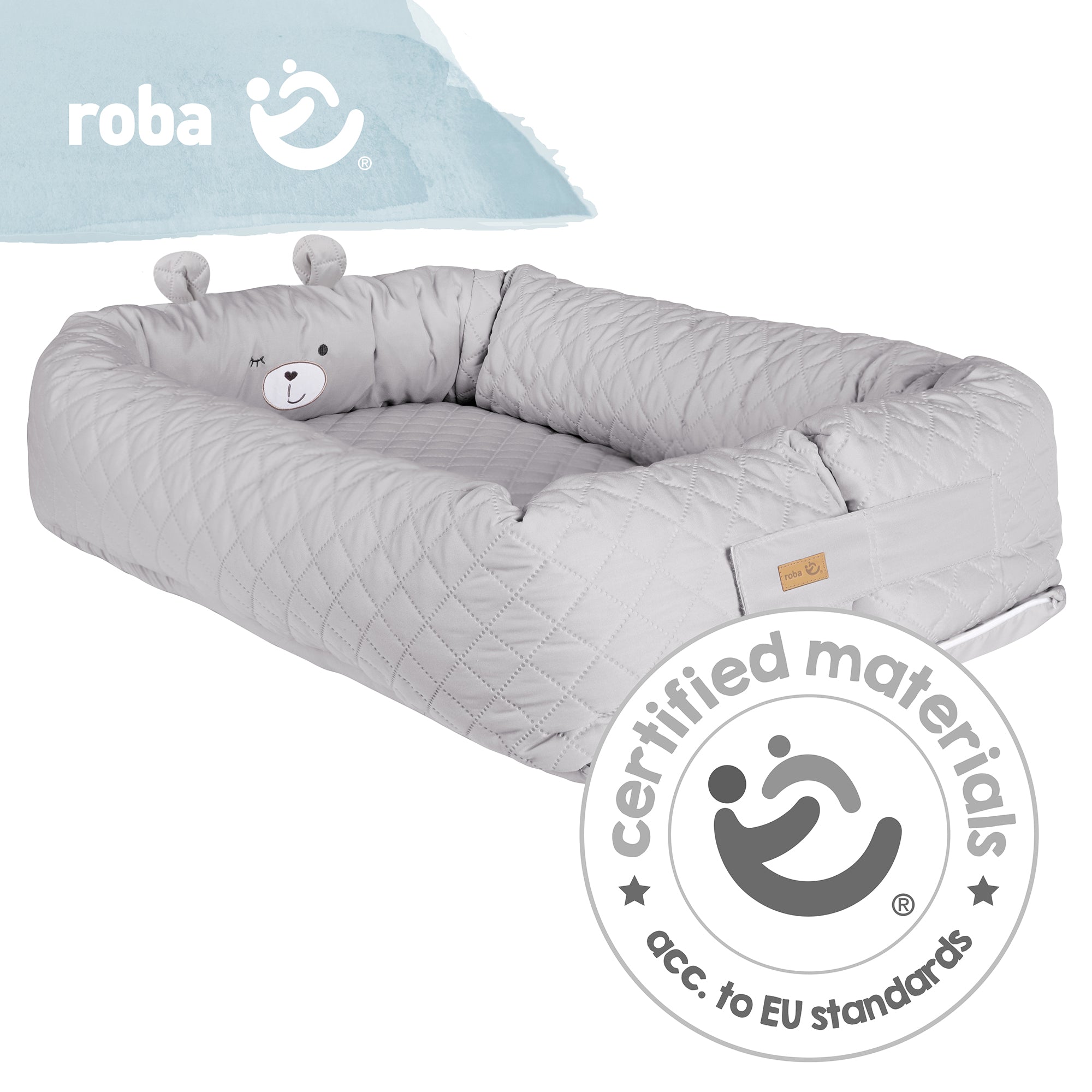 Roba 307100V230 Babylounge roba Style grau – Babynester - Bild 5 Roba 307100V230 Babylounge roba Style grau – Babynester - Produktbild 5