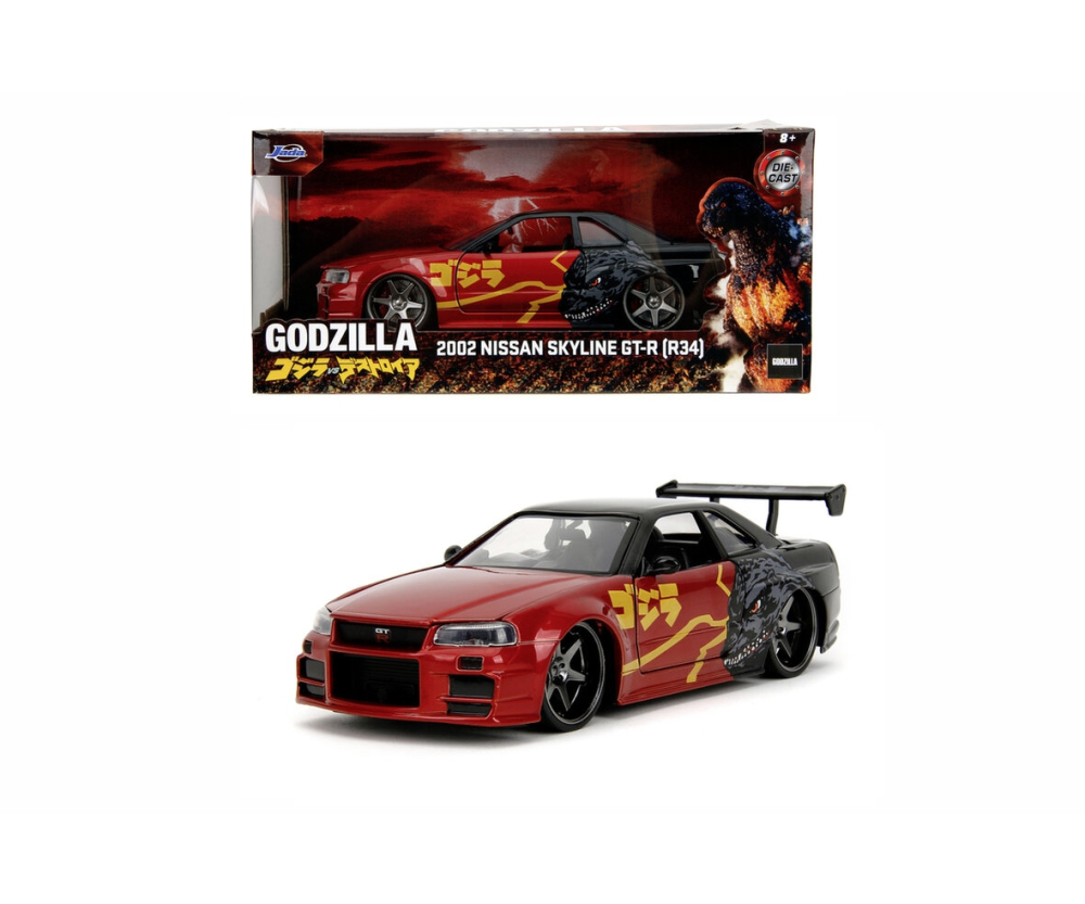 Jada Godzilla Nissan GTR 1:24