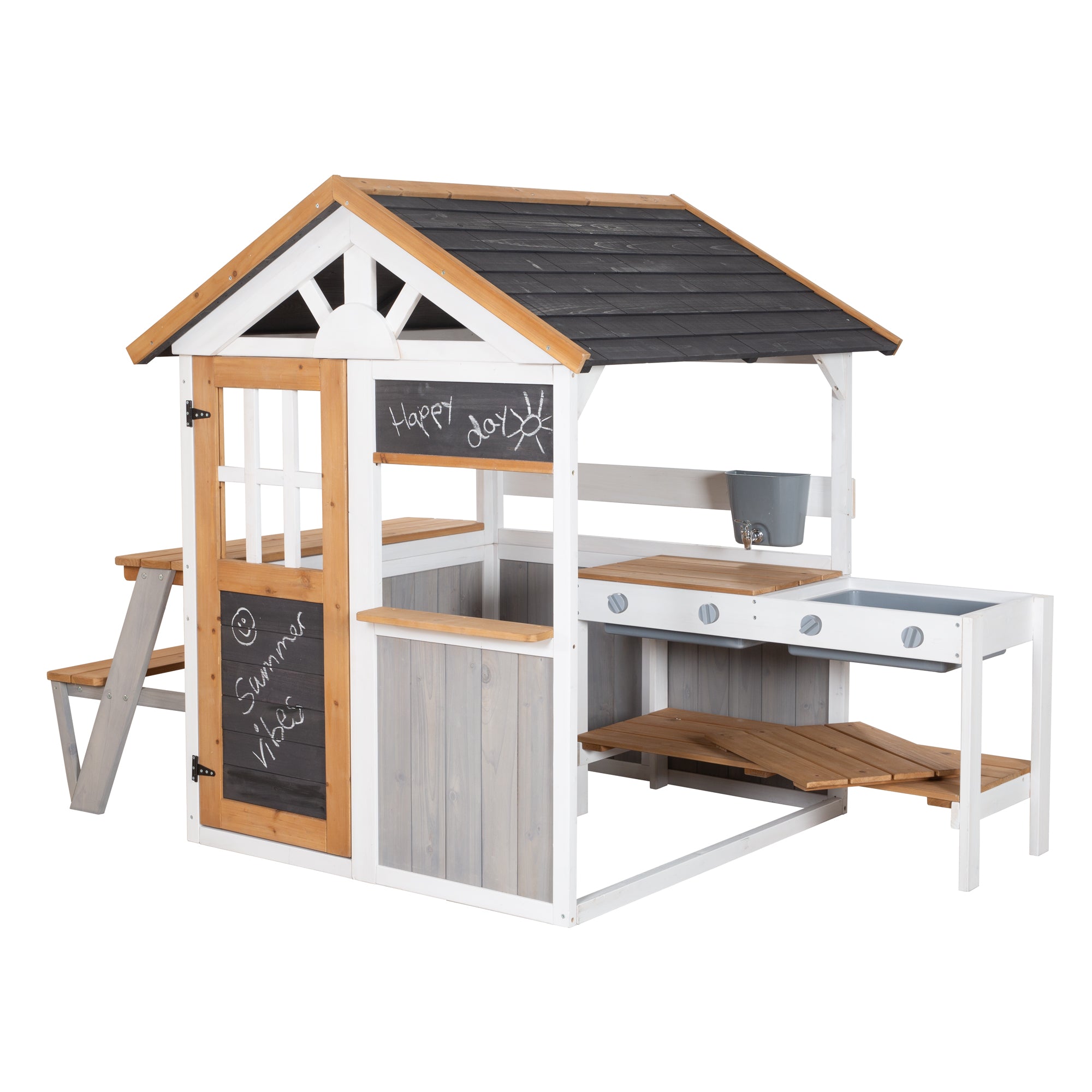 Roba 456066 Spielhaus mit Tischset & BBQ-Küche – Outdoor + - Bild 6 Roba 456066 Spielhaus mit Tischset & BBQ-Küche – Outdoor + - Produktbild 6