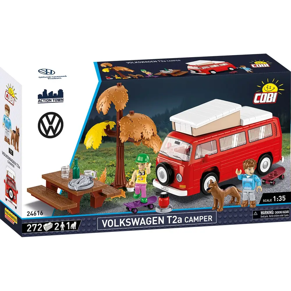 COBI, VOLKSWAGEN, T2a, Campingwagen, Scale, 1:35 COBI VOLKSWAGEN T2a Campingwagen Scale 1:35