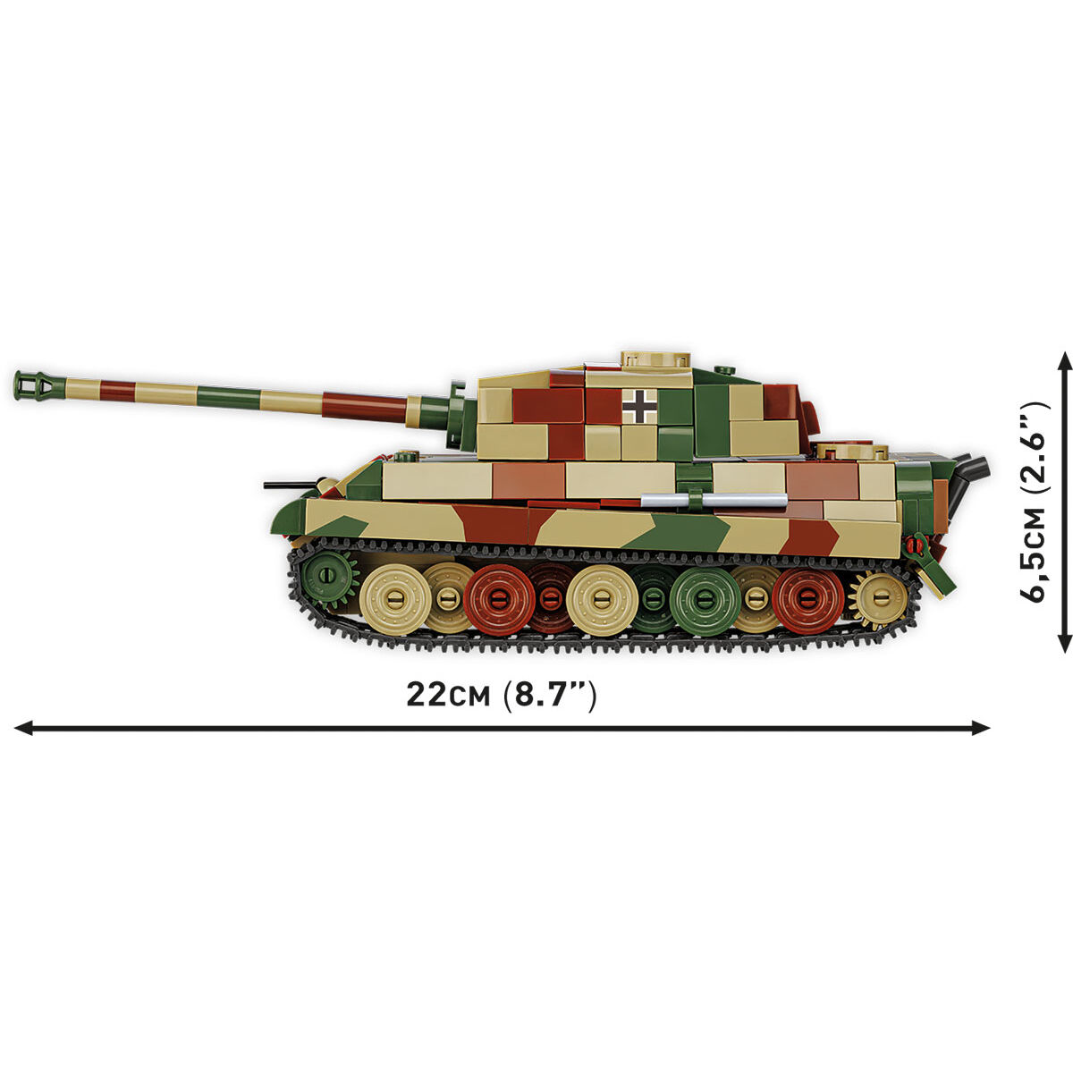 COBI 2732 - PZ.KPFW. VI B TIGER II Königstiger 1:48 - Bild 7