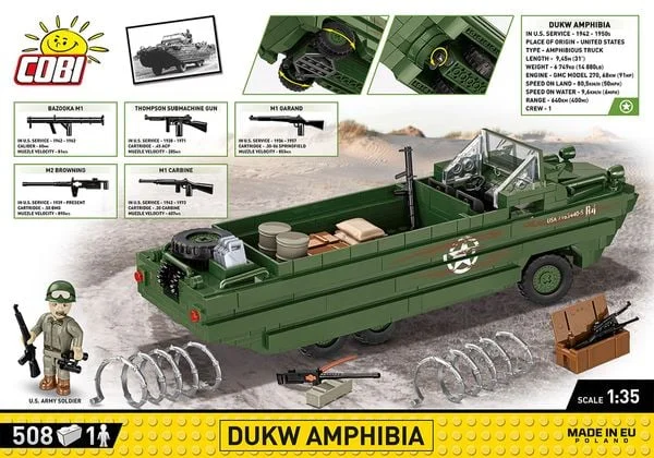 Cobi 3110 DUKW amphibia D-day