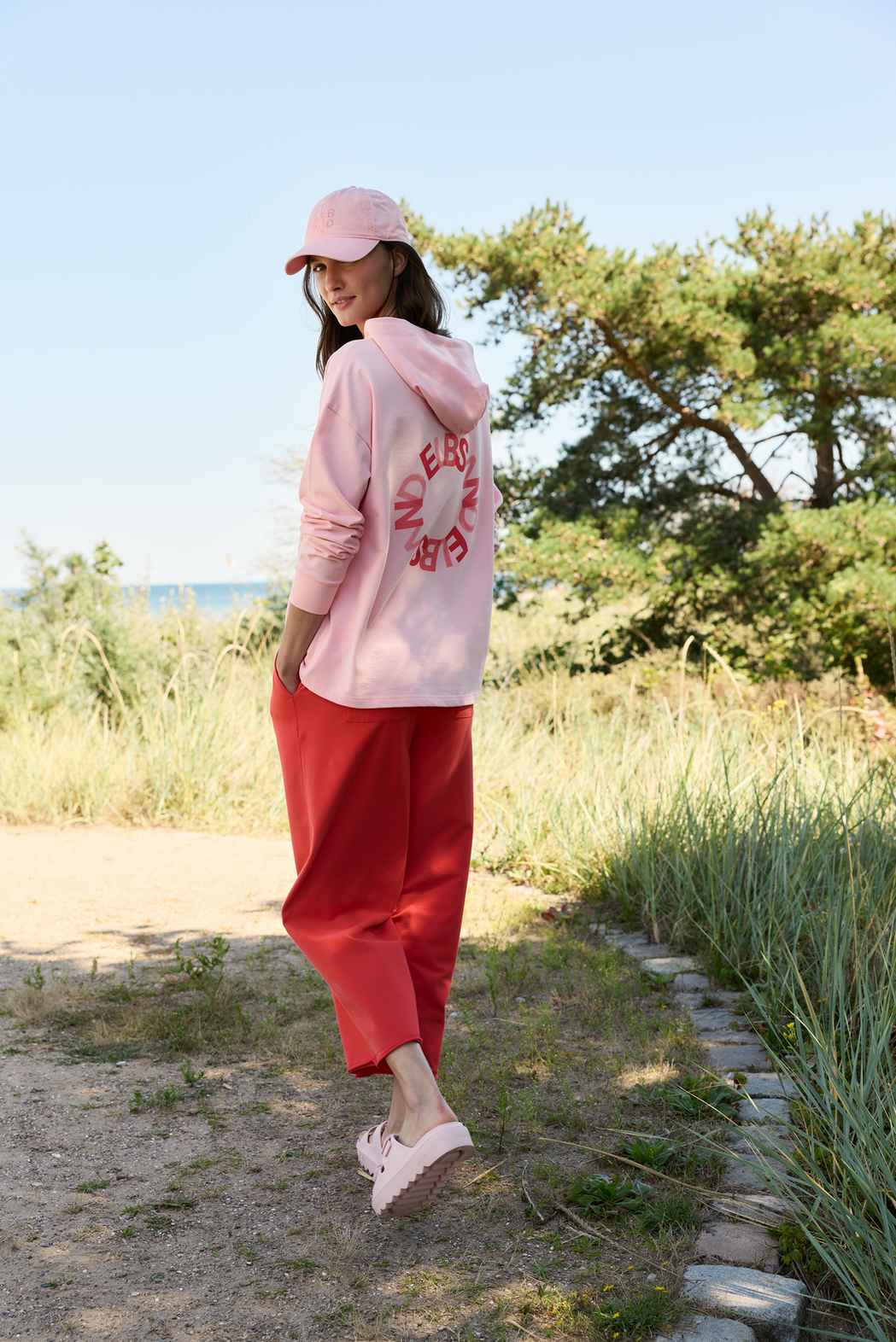 Elbsand Ela Hoodie in Pink, Produktfoto 3.
