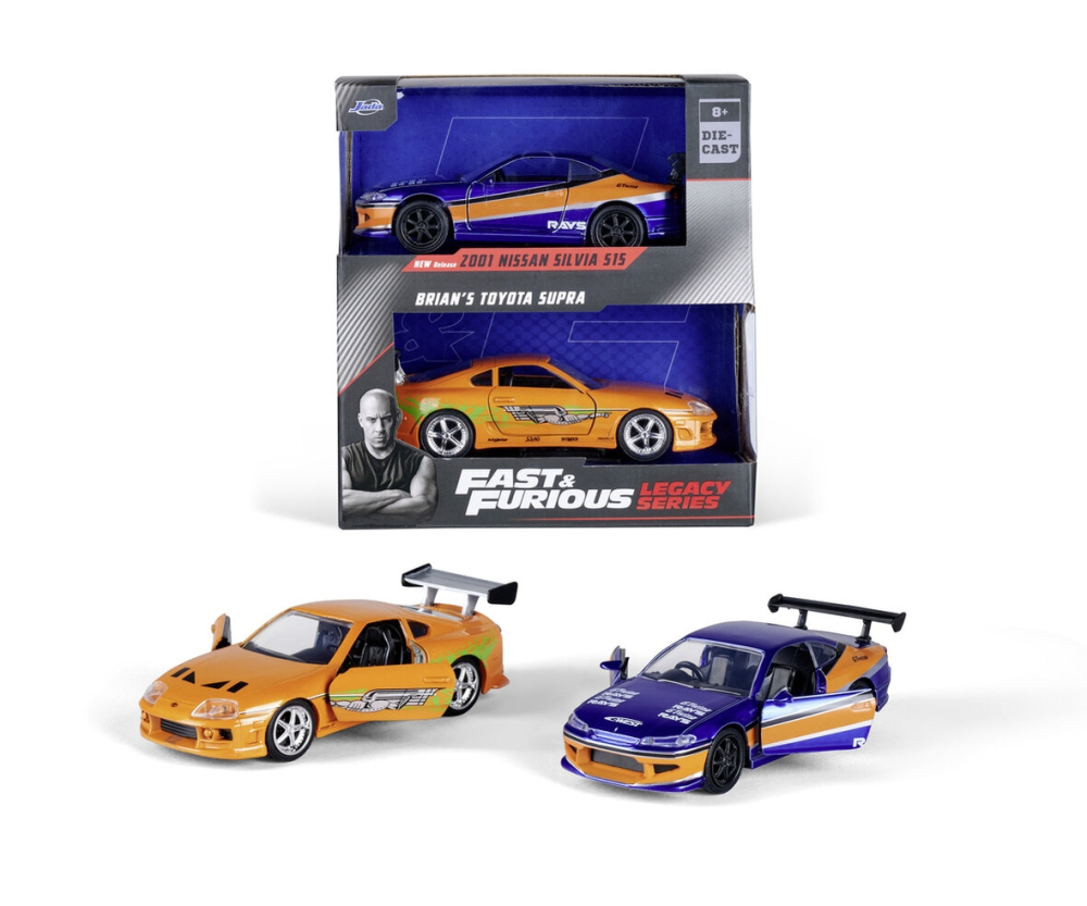 Jada F&F Legacy Series Twin Pack 1:32 W3/2