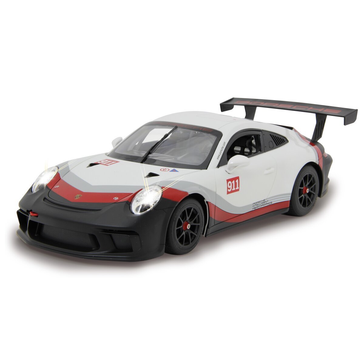 JAMARA Porsche 911 GT3 Cup 1:14 weiss 2,4GHz ab 6 Jahren JAMARA Porsche 911 GT3 Cup 1:14 weiss 2,4GHz ab 6 Jahren